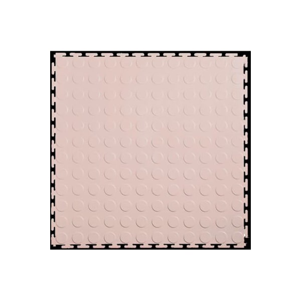 LockTile LockTileÂ PVC Floor Tiles, , 19.5x19.5", Coin, Tan LK005 Zoro
